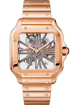 Cartier Santos De Cartier Skeleton Large WHSA0008