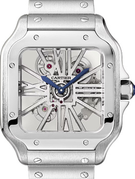 Cartier Santos De Cartier Large skeleton WHSA0014