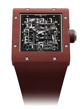 Richard Mille Mens collectoin RM 001-050 Automatic Extraflat Terracotta Quartz TPT® RM 16-02 terracotta