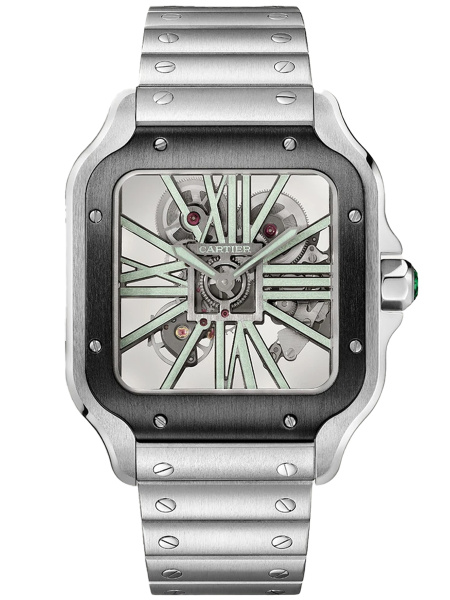 Cartier Santos De Cartier Large skeleton WHSA0033