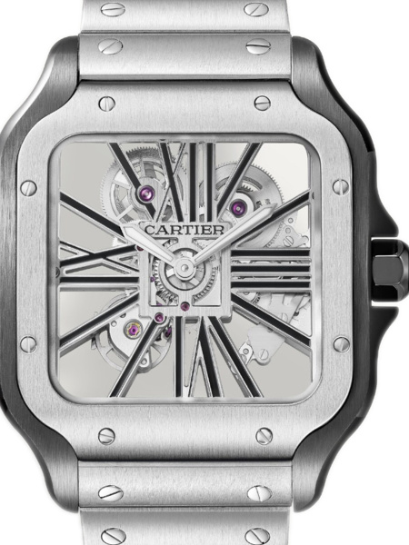 Cartier Santos De Cartier Large skeleton WHSA0027