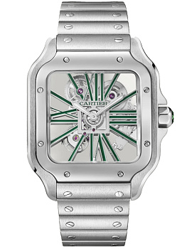 Cartier Santos De Cartier Large skeleton WHSA0028