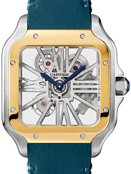 Cartier Santos De Cartier Large skeleton WHSA0024