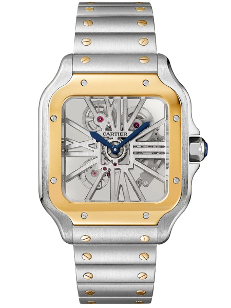 Cartier Santos De Cartier Large skeleton WHSA0019